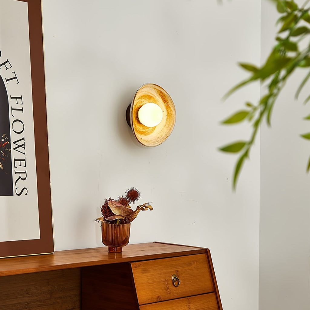 Ulenna Ceramic Wall Light-Moonnatur