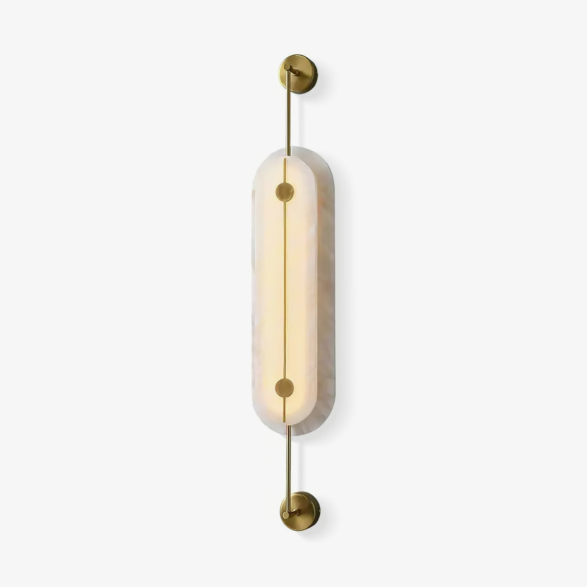 Ulvenelyn Alabaster Wall Light-Moonnatur