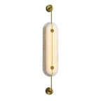 Ulvenelyn Alabaster Wall Light-Moonnatur