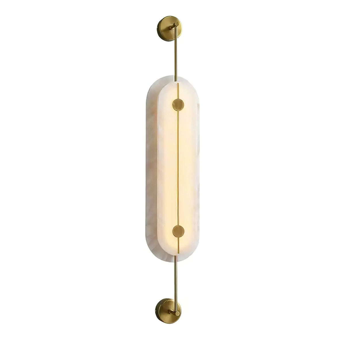 Ulvenelyn Alabaster Wall Light-Moonnatur