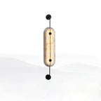 Ulvenelyn Alabaster Wall Light-Moonnatur