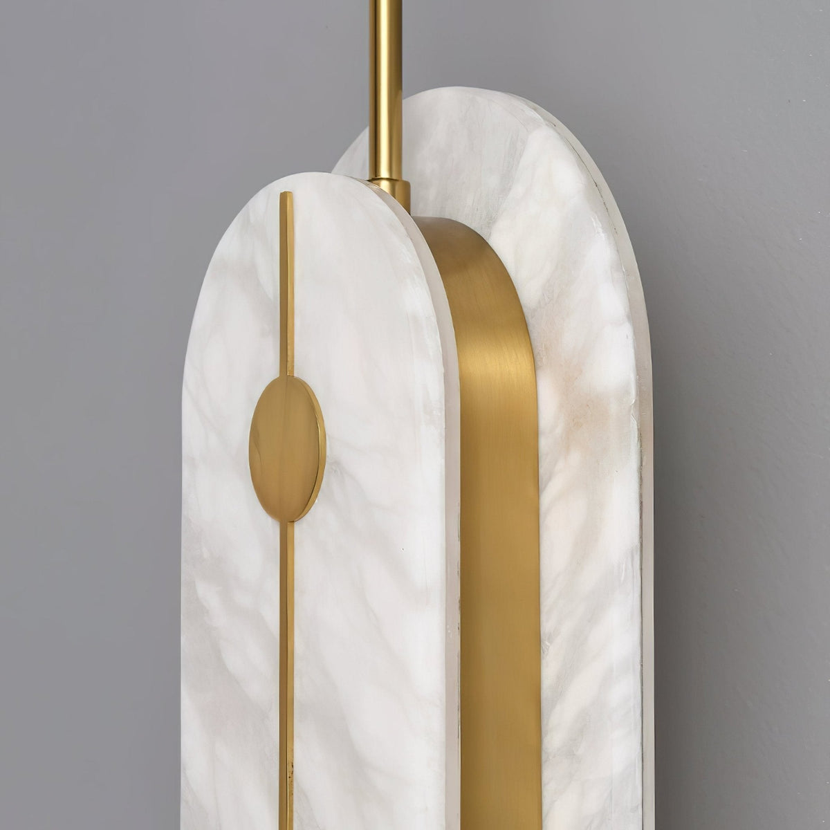Ulvenelyn Alabaster Wall Light-Moonnatur