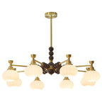 Samelia Wood Chandelier-Moonnatur