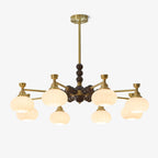 Samelia Wood Chandelier-Moonnatur