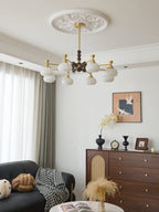 Samelia Wood Chandelier-Moonnatur