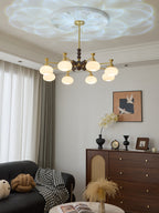 Samelia Wood Chandelier-Moonnatur