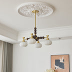 Samelia Wood Chandelier-Moonnatur