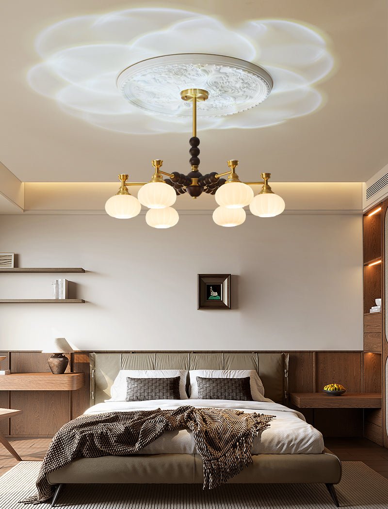 Samelia Wood Chandelier-Moonnatur