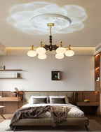 Samelia Wood Chandelier-Moonnatur