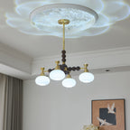 Samelia Wood Chandelier-Moonnatur