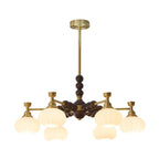Samelia Wood Chandelier-Moonnatur