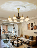 Samelia Wood Chandelier-Moonnatur