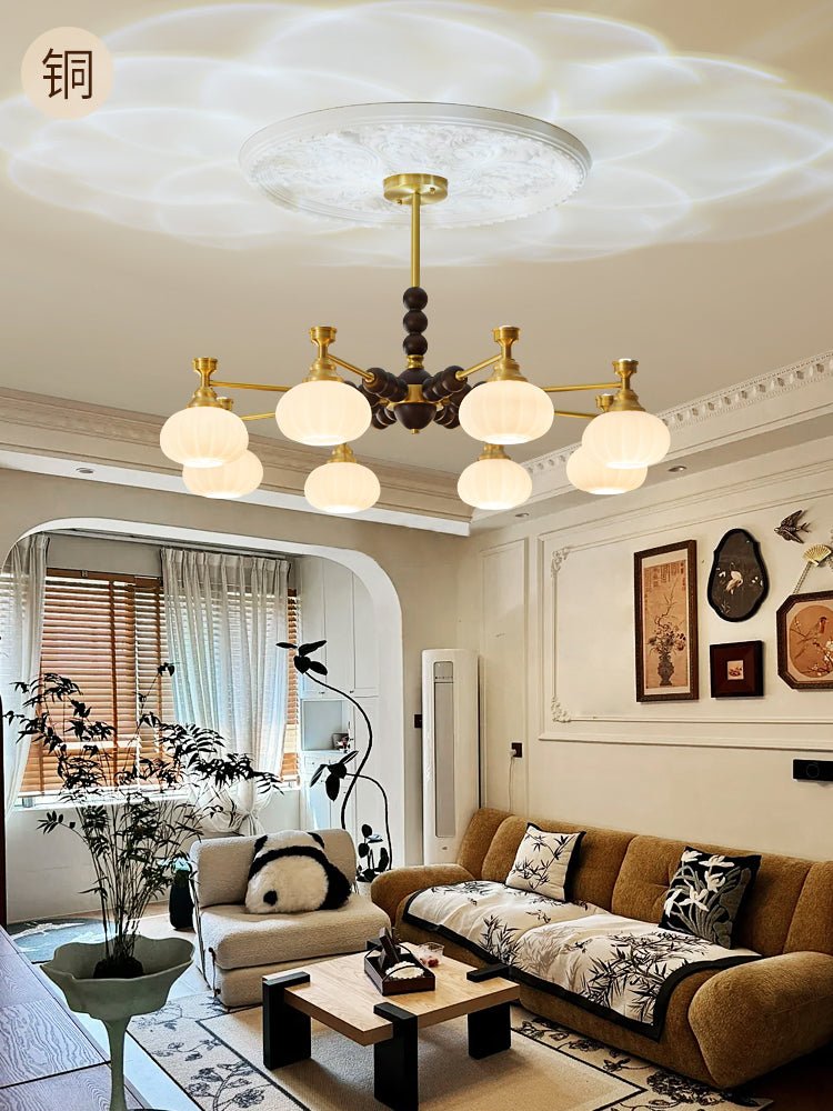 Samelia Wood Chandelier-Moonnatur