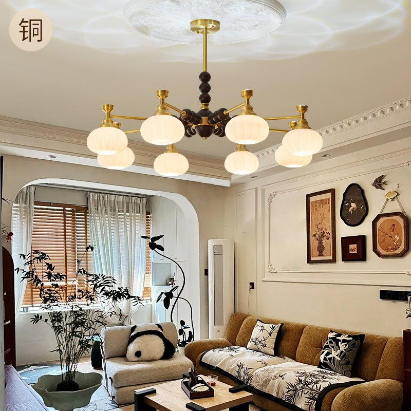 Samelia Wood Chandelier-Moonnatur