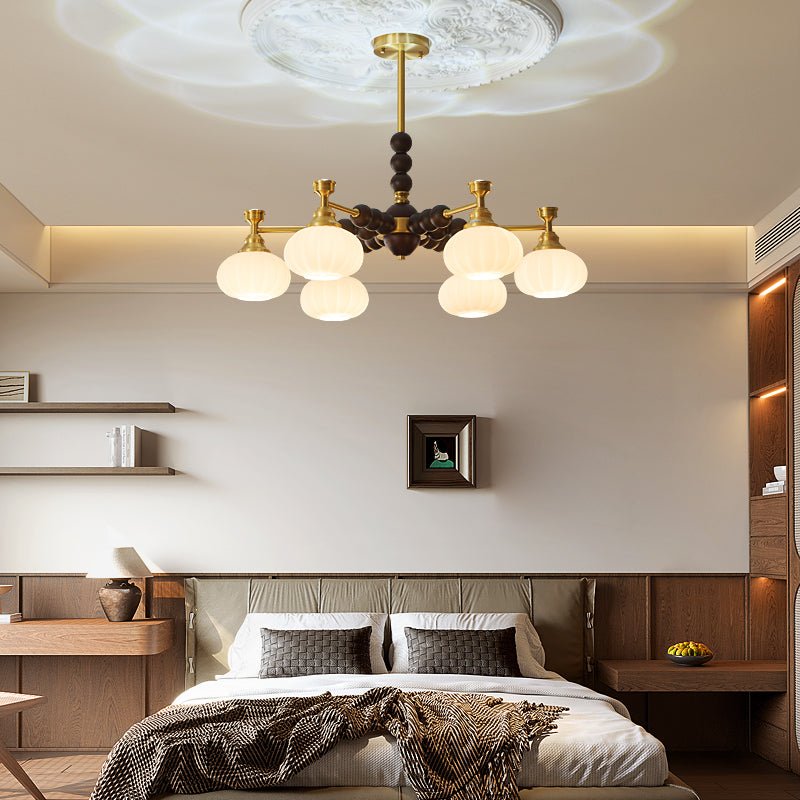 Samelia Wood Chandelier-Moonnatur