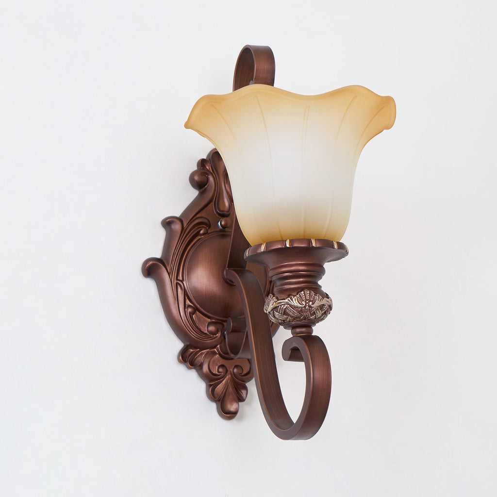 Rhodenella Glass Wall Light-Moonnatur