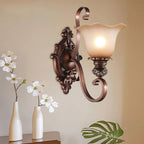 Rhodenella Glass Wall Light-Moonnatur