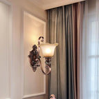 Rhodenella Glass Wall Light-Moonnatur