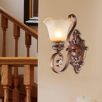 Rhodenella Glass Wall Light-Moonnatur