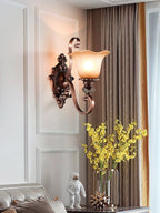 Rhodenella Glass Wall Light-Moonnatur