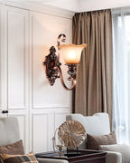 Rhodenella Glass Wall Light-Moonnatur
