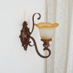 Rhodenella Glass Wall Light-Moonnatur