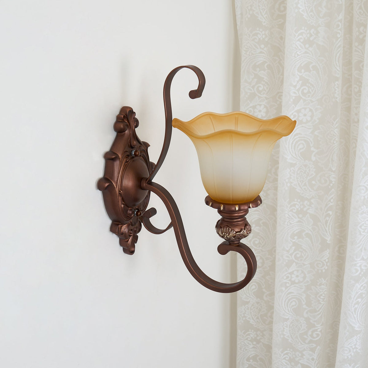 Rhodenella Glass Wall Light-Moonnatur