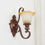 Rhodenella Glass Wall Light-Moonnatur