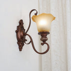 Rhodenella Glass Wall Light-Moonnatur