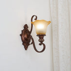 Rhodenella Glass Wall Light-Moonnatur