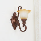 Rhodenella Glass Wall Light-Moonnatur