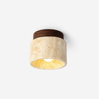 Larenlark Travertine Ceiling Light-Moonnatur