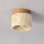 Larenlark Travertine Ceiling Light-Moonnatur