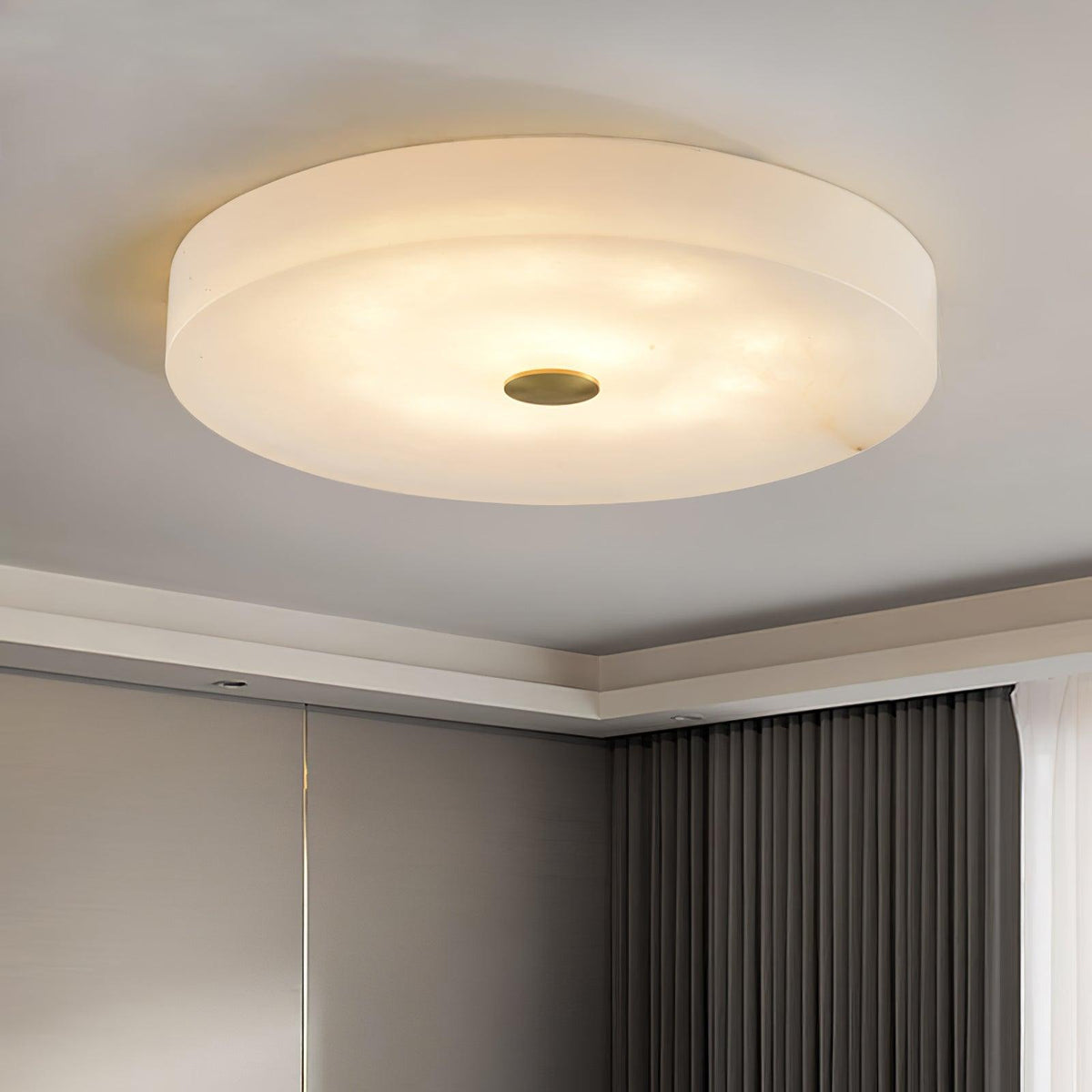Ferrowara Alabaster Ceiling Light-Moonnatur
