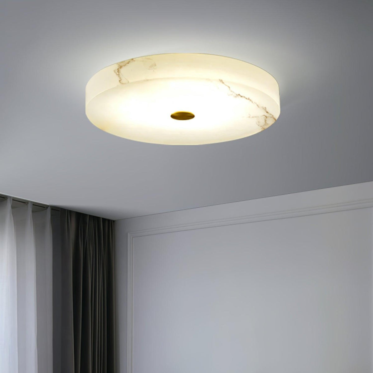 Ferrowara Alabaster Ceiling Light-Moonnatur