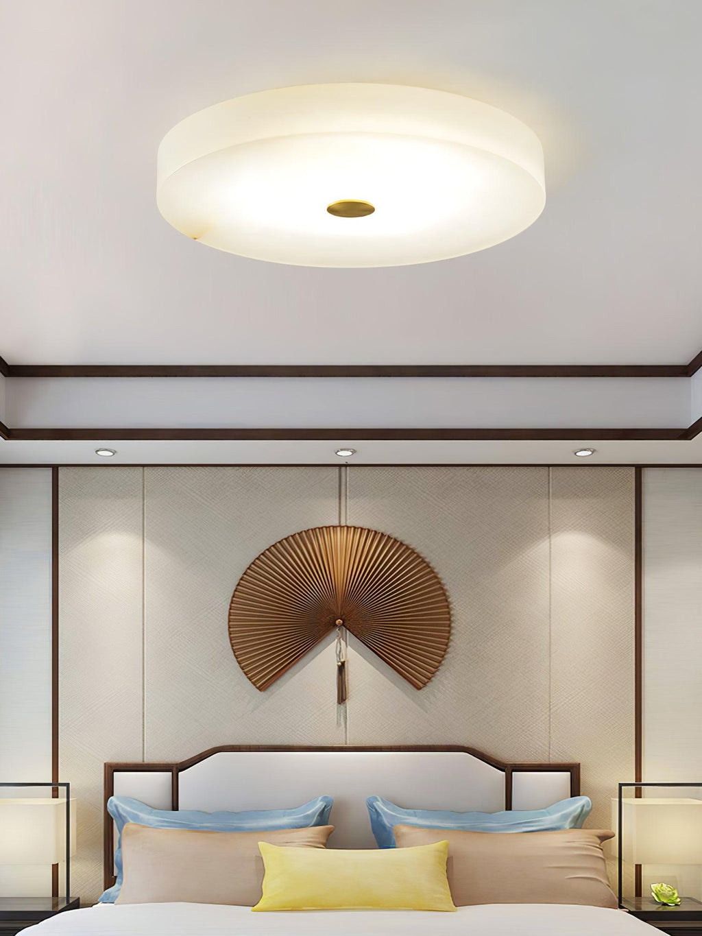 Ferrowara Alabaster Ceiling Light-Moonnatur