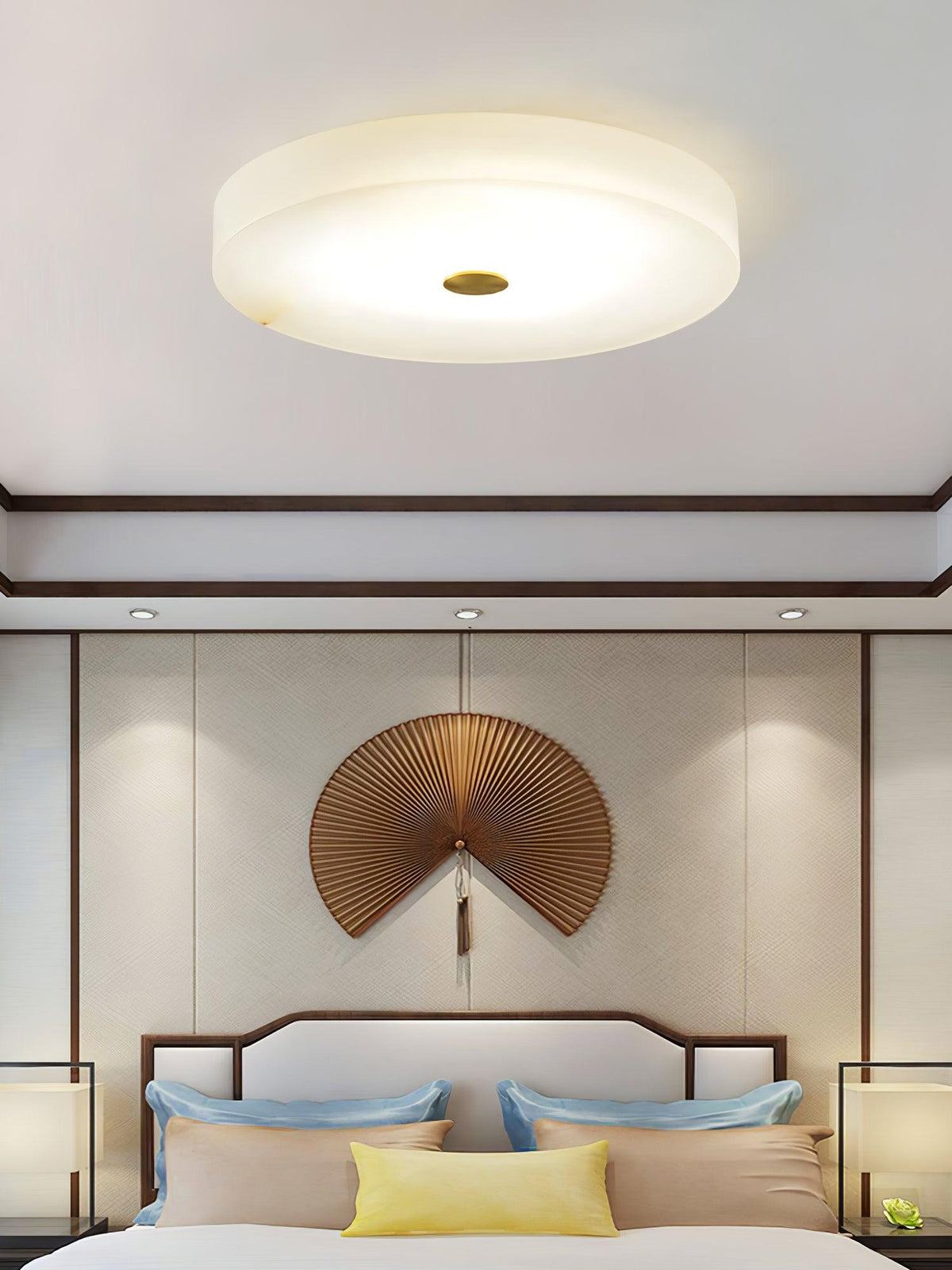 Ferrowara Alabaster Ceiling Light-Moonnatur