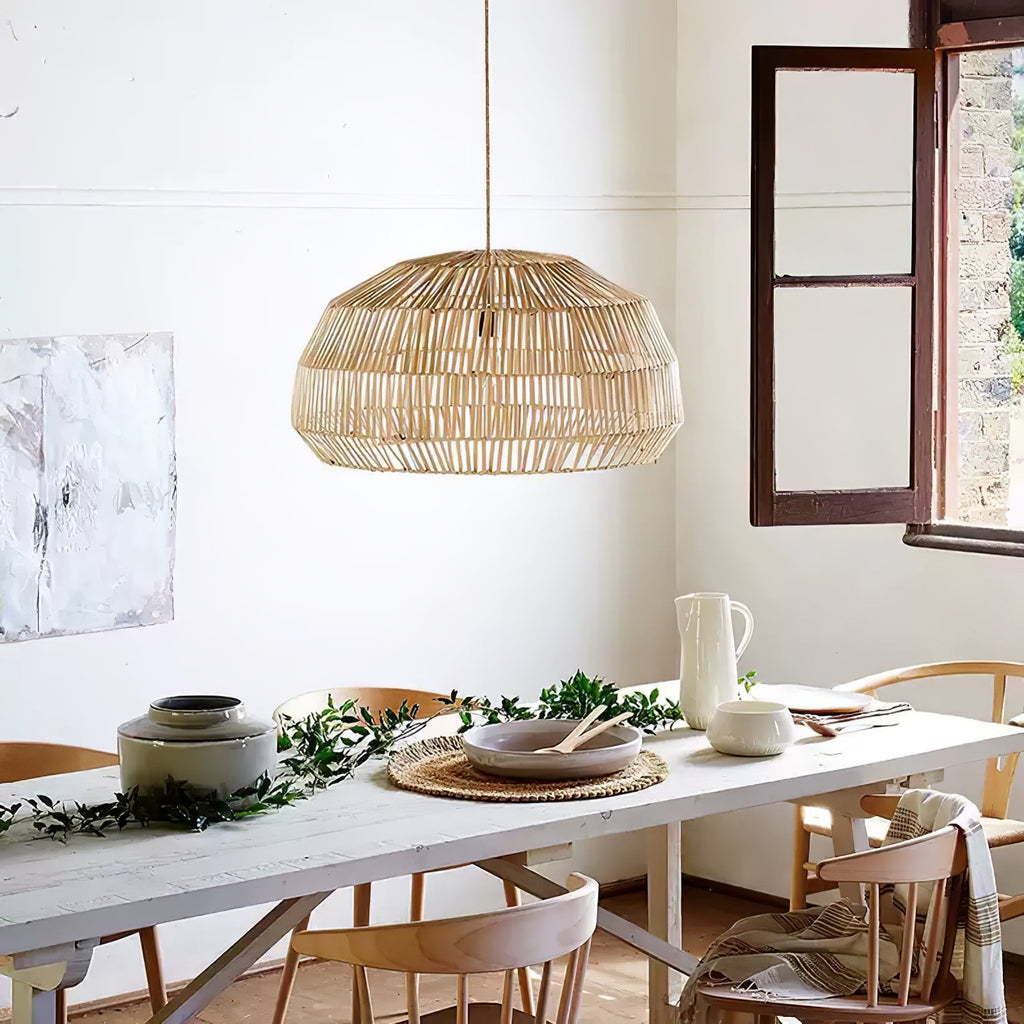 Terelle Rattan Pendant Light-Moonnatur