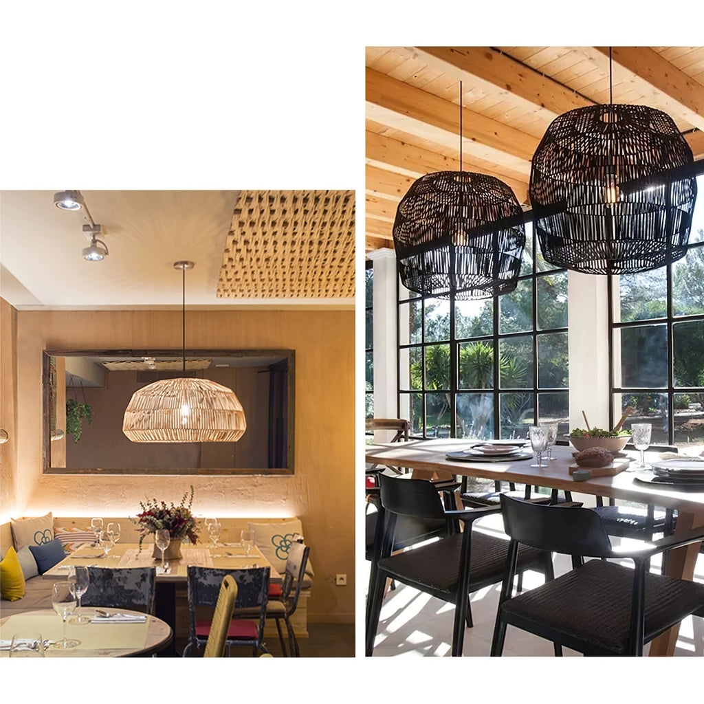Terelle Rattan Pendant Light-Moonnatur