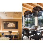 Terelle Rattan Pendant Light-Moonnatur