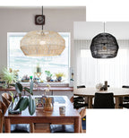 Terelle Rattan Pendant Light-Moonnatur