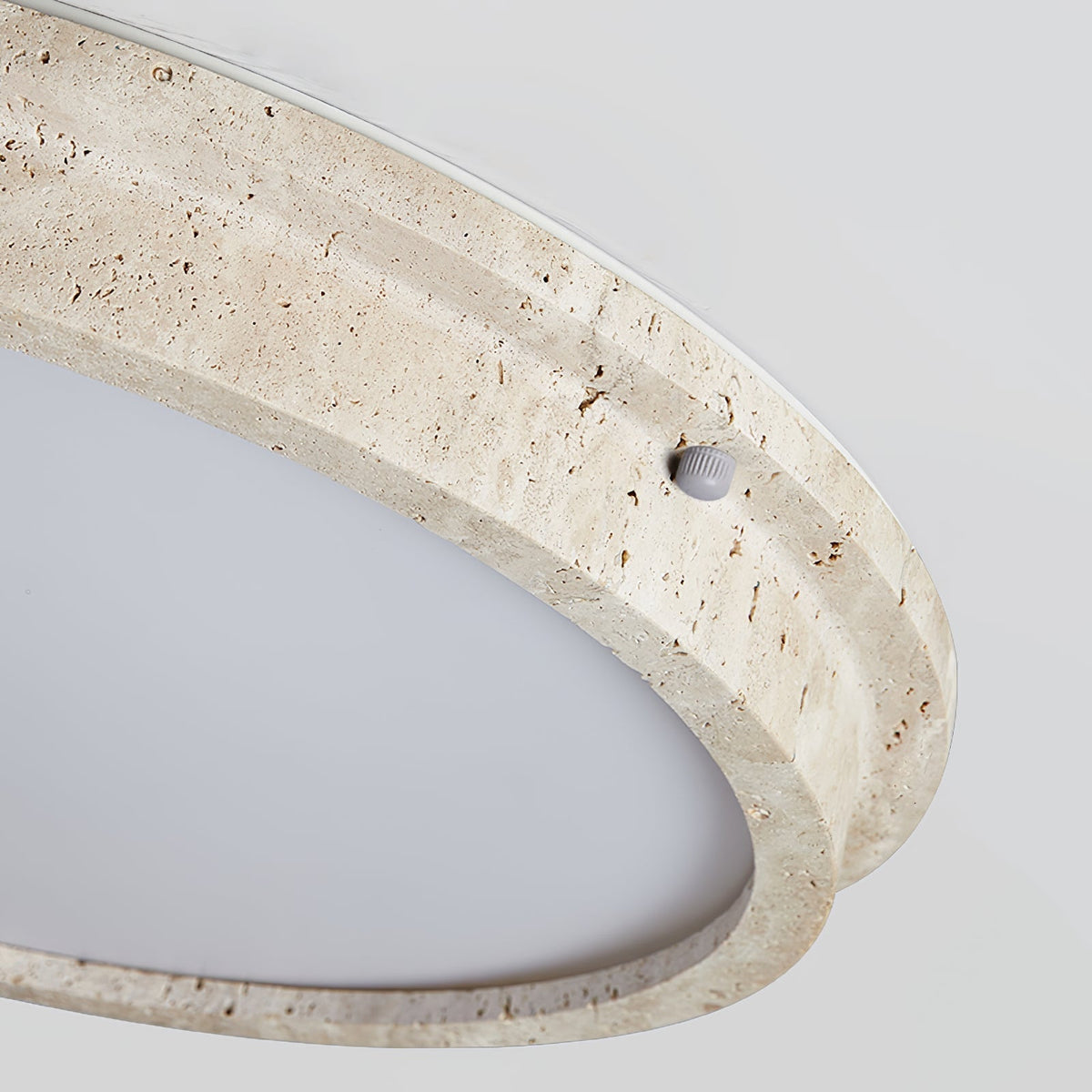 Morrelrose Travertine Ceiling Light-Moonnatur