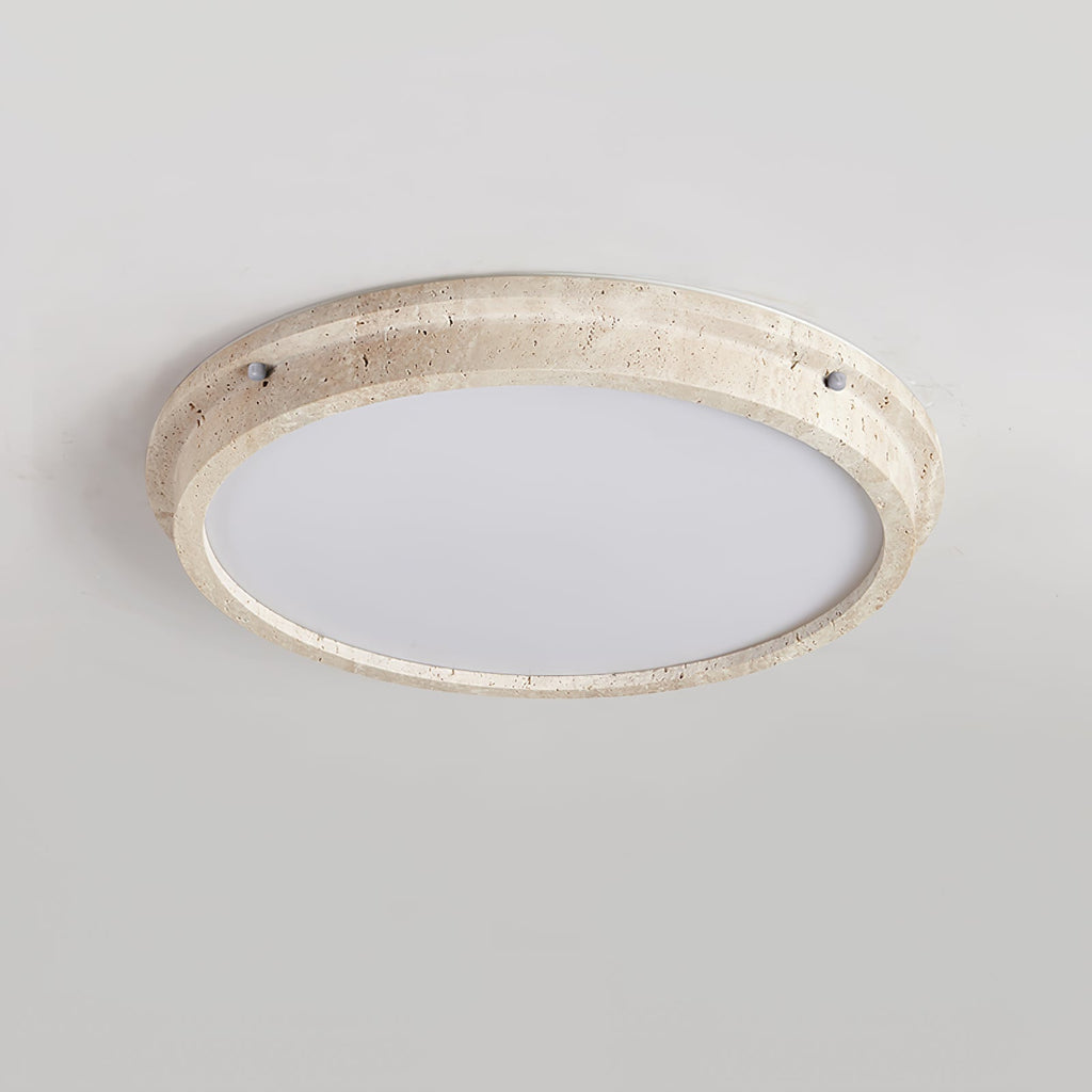 Morrelrose Travertine Ceiling Light-Moonnatur