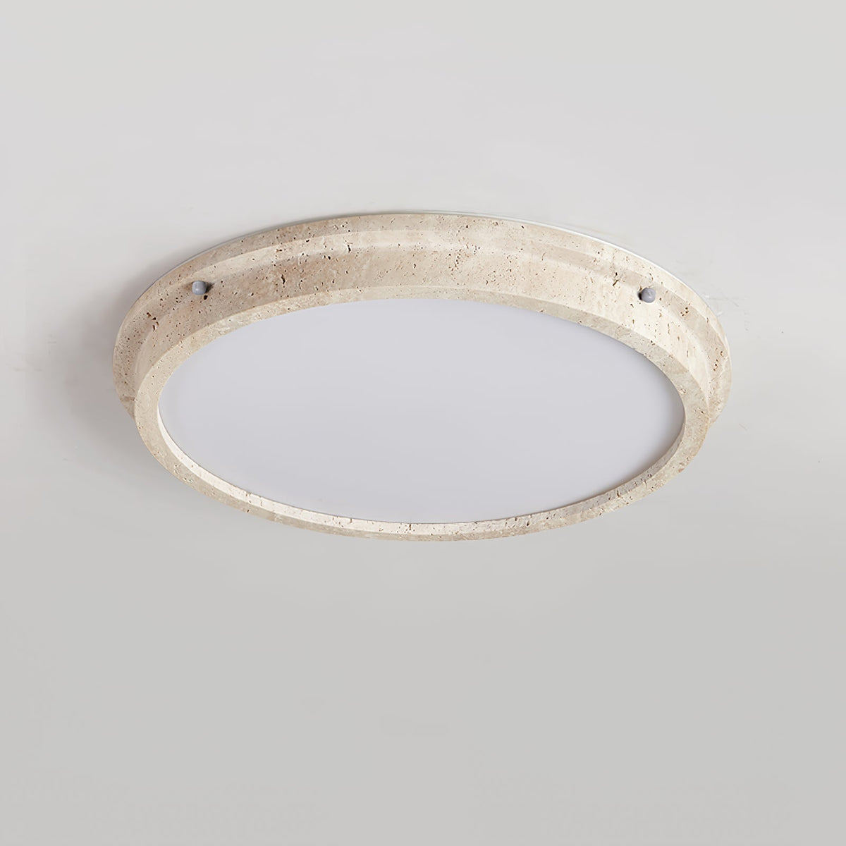 Morrelrose Travertine Ceiling Light-Moonnatur
