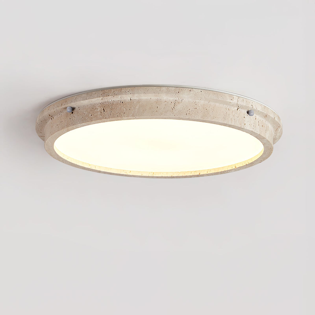 Morrelrose Travertine Ceiling Light-Moonnatur