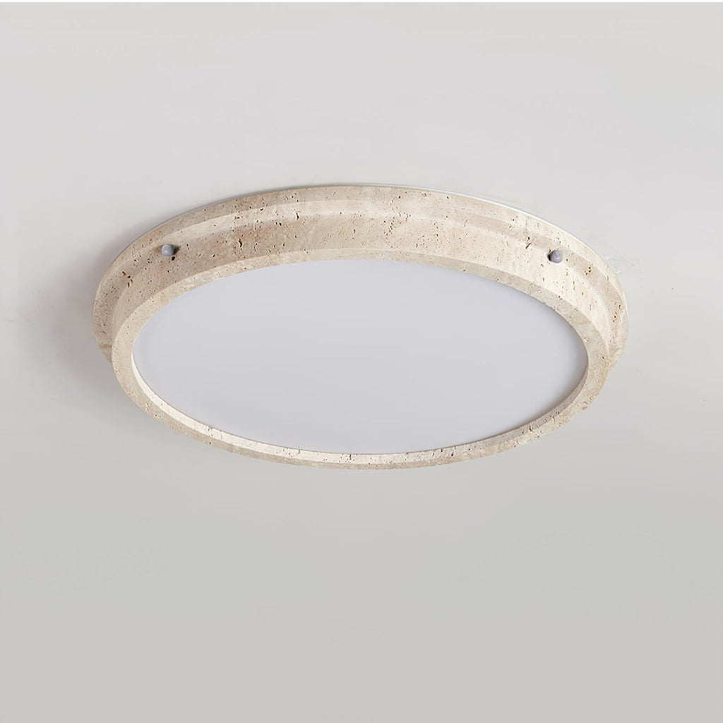 Morrelrose Travertine Ceiling Light-Moonnatur