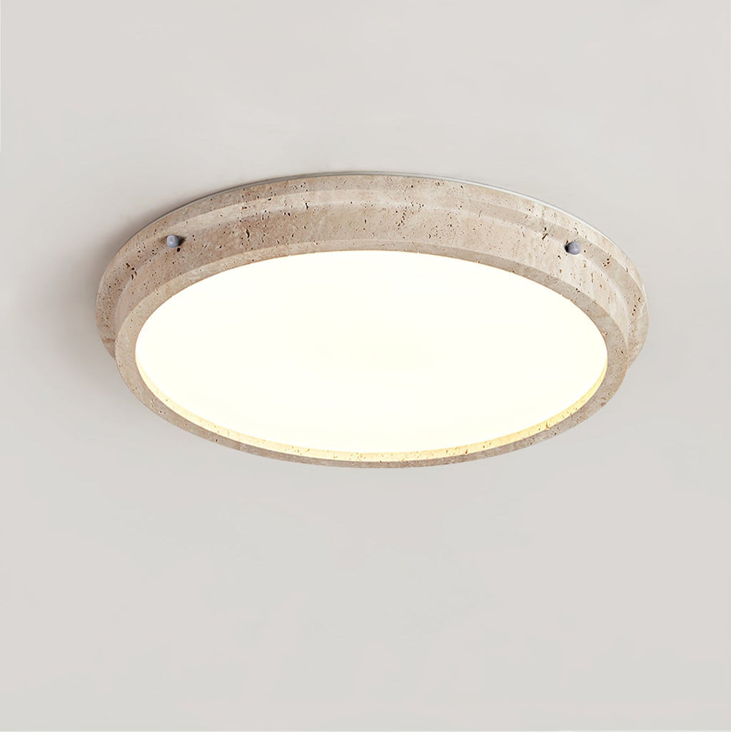 Morrelrose Travertine Ceiling Light-Moonnatur