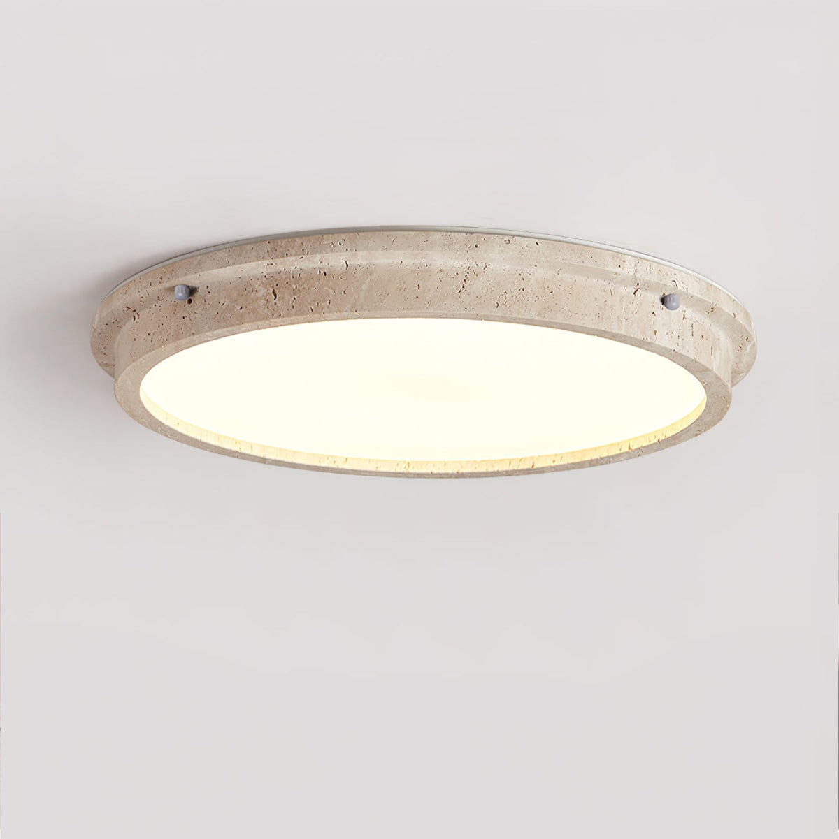 Morrelrose Travertine Ceiling Light-Moonnatur