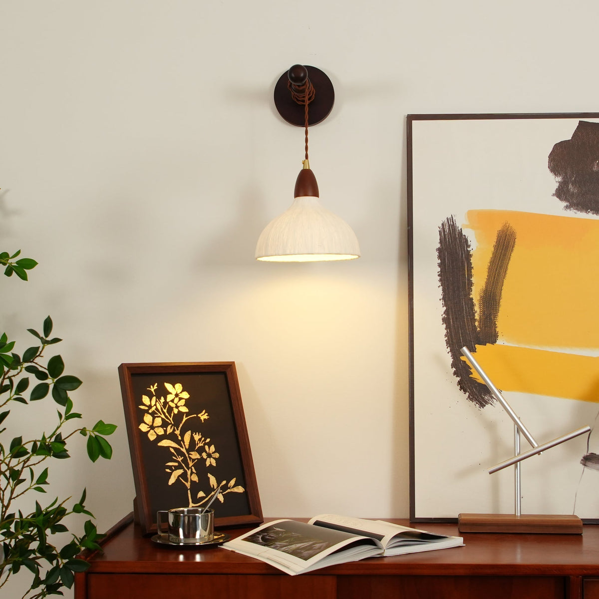 Iverwyn Rice Paper Wall Light-Moonnatur