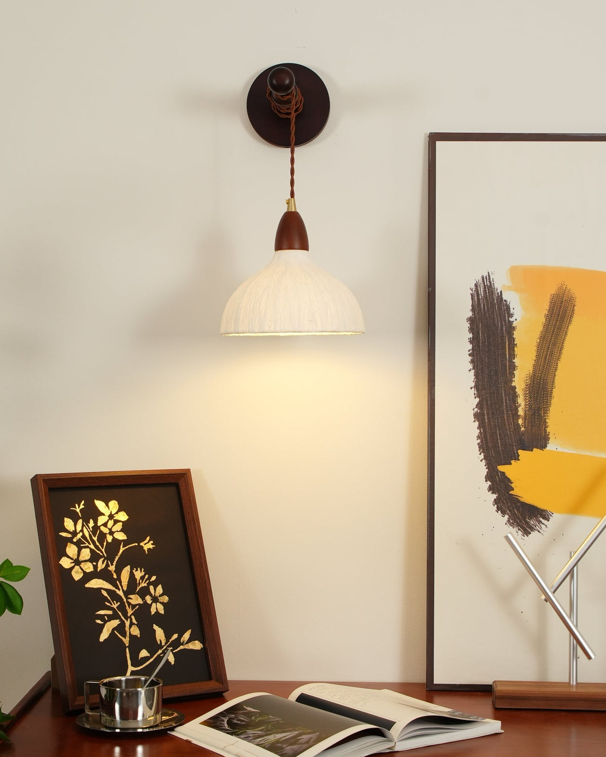 Iverwyn Rice Paper Wall Light-Moonnatur